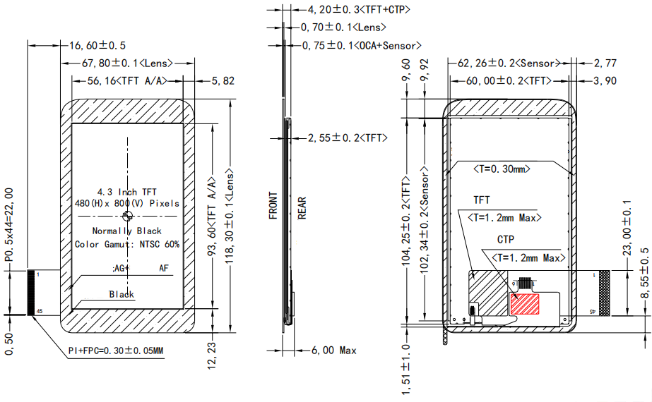 4.3-inch IPS full view TFT display screen pic2.png